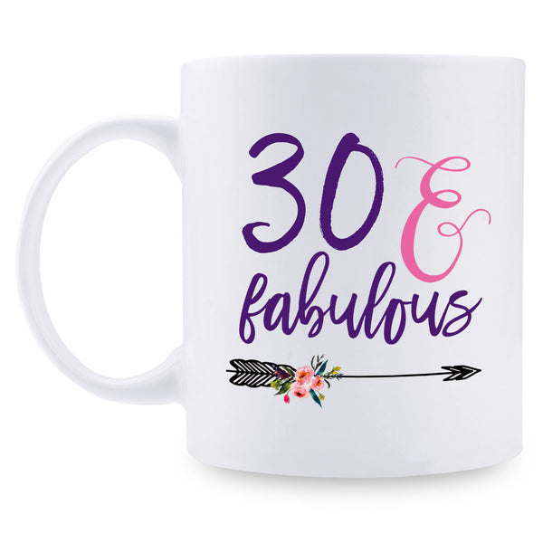 30th Birthday Gifts for Women - 1989 Birthday Gifts for Women, 30 Years Old Birthday Gifts Coffee Mug for Mom, Wife, Friend, Sister, Her, Colleague, Coworker - 11oz