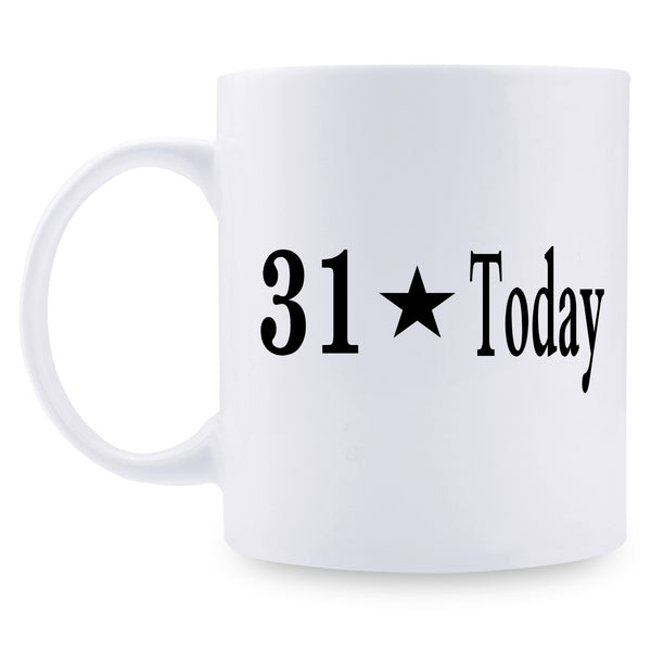 31st Birthday Gifts for Women - 1988 Birthday Gifts for Women, 31 Years Old Birthday Gifts Coffee Mug for Mom, Wife, Friend, Sister, Her, Colleague, Coworker - 11oz