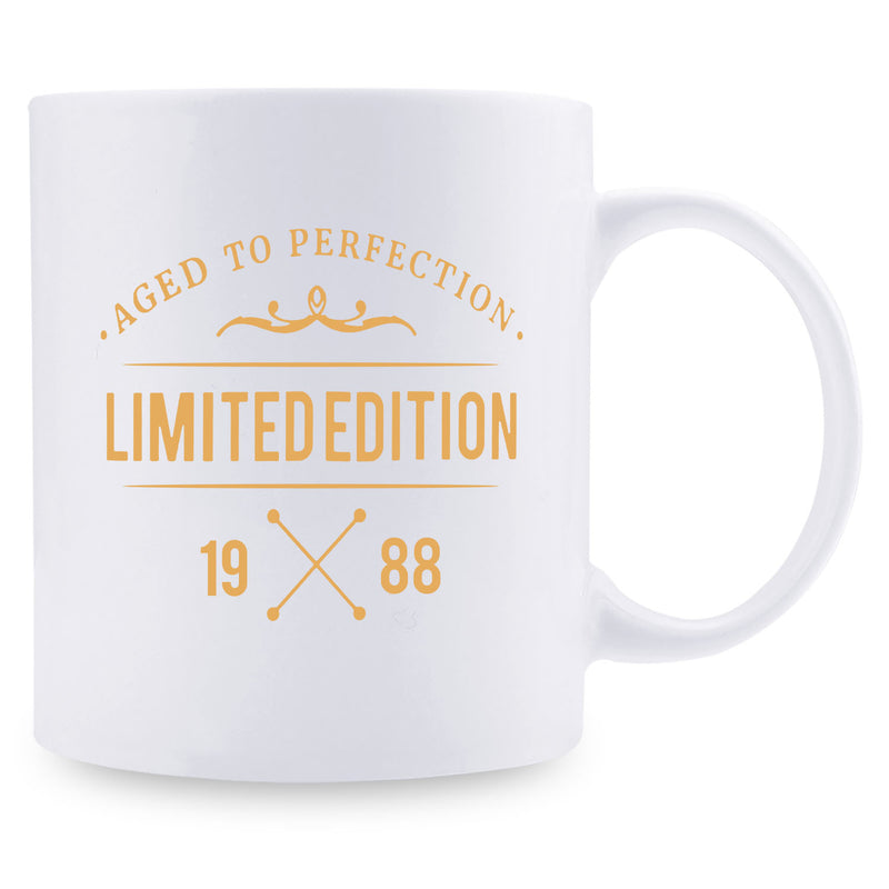 31st Birthday Gifts for Women - 1988 Birthday Gifts for Women, 31 Years Old Birthday Gifts Coffee Mug for Mom, Wife, Friend, Sister, Her, Colleague, Coworker,limited edition mug - 11oz