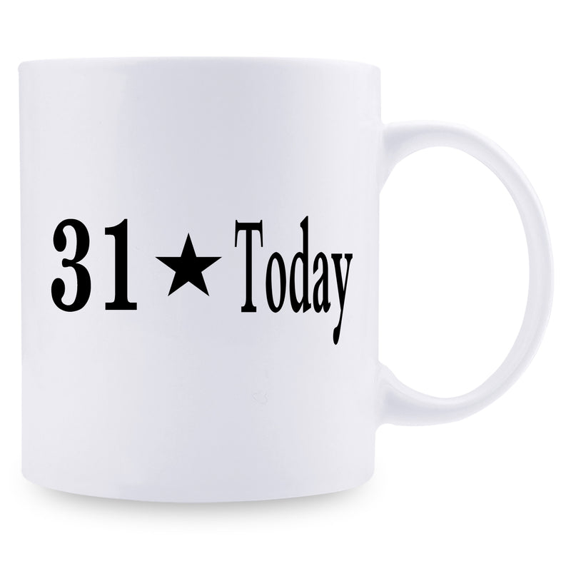 31st Birthday Gifts for Women - 1988 Birthday Gifts for Women, 31 Years Old Birthday Gifts Coffee Mug for Mom, Wife, Friend, Sister, Her, Colleague, Coworker - 11oz