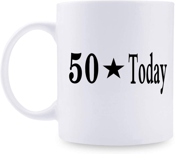 50th Birthday Gifts for Men - 1969 Birthday Gifts for Men, 50 Years Old Birthday Gifts Coffee Mug for Dad, Husband, Friend, Brother, Him, Colleague, Coworker - 11oz