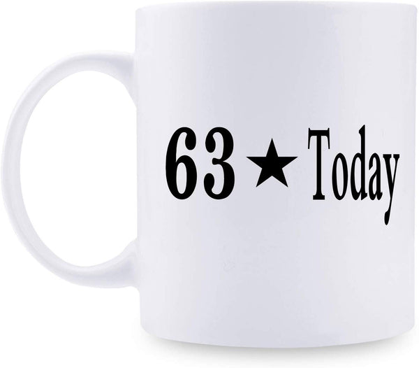 63rd Birthday Gifts for Women - 1956 Birthday Gifts for Women, 63 Years Old Birthday Gifts Coffee Mug for Mom, Wife, Friend, Sister, Her, Colleague, Coworker - 11oz