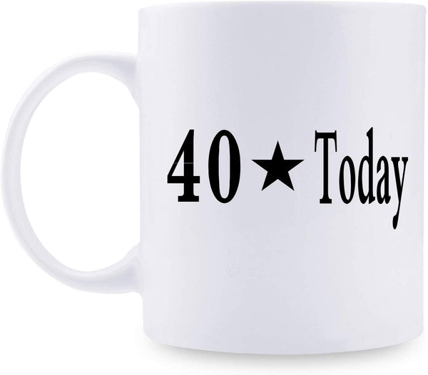 40th Birthday Gifts for Women - 1979 Birthday Gifts for Women, 40 Years Old Birthday Gifts Coffee Mug for Mom, Wife, Friend, Sister, Her, Colleague, Coworker - 11oz