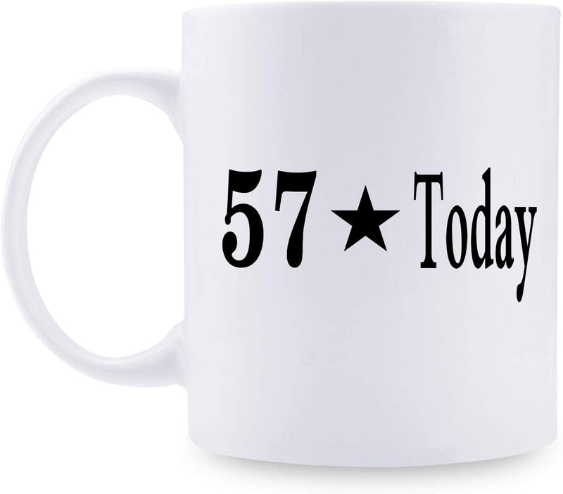 57th Birthday Gifts for Women - 1962 Birthday Gifts for Women, 57 Years Old Birthday Gifts Coffee Mug for Mom, Wife, Friend, Sister, Her, Colleague, Coworker - 11oz