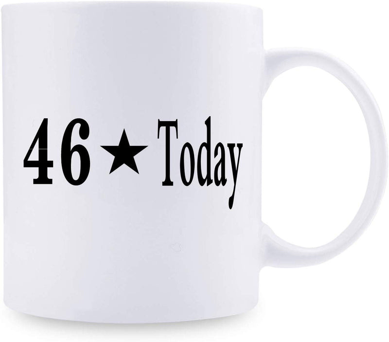 46th Birthday Gifts for Women - 1973 Birthday Gifts for Women, 46 Years Old Birthday Gifts Coffee Mug for Mom, Wife, Friend, Sister, Her, Colleague, Coworker - 11oz