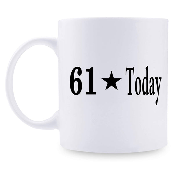 61st Birthday Gifts for Women - 1958 Birthday Gifts for Women, 61 Years Old Birthday Gifts Coffee Mug for Mom, Wife, Friend, Sister, Her, Colleague, Coworker - 11oz