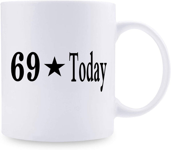 69th Birthday Gifts for Men - 1950 Birthday Gifts for Men, 69 Years Old Birthday Gifts Coffee Mug for Dad, Husband, Friend, Brother, Him, Colleague, Coworker - 11oz