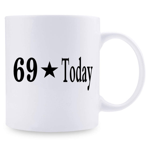 69th Birthday Gifts for Women - 1950 Birthday Gifts for Women, 69 Years Old Birthday Gifts Coffee Mug for Mom, Wife, Friend, Sister, Her, Colleague, Coworker - 11oz