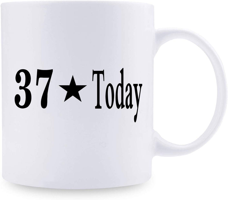 37th Birthday Gifts for Men - 1982 Birthday Gifts for Men, 37 Years Old Birthday Gifts Coffee Mug for Dad, Husband, Friend, Brother, Him, Colleague, Coworker - 11oz