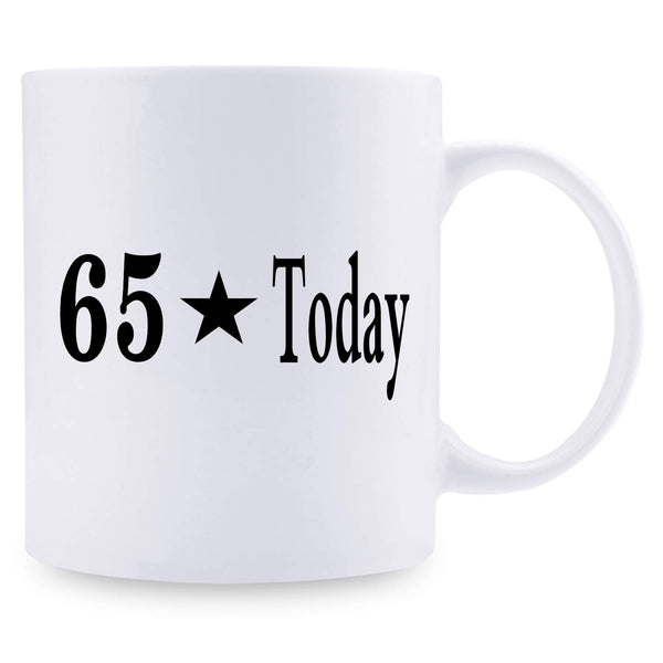 65th Birthday Gifts for Men - 1954 Birthday Gifts for Men, 65 Years Old Birthday Gifts Coffee Mug for Dad, Husband, Friend, Brother, Him, Colleague, Coworker - 11oz