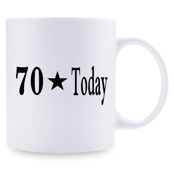 70th Birthday Gifts for Men - 1949 Birthday Gifts for Men, 70 Years Old Birthday Gifts Coffee Mug for Dad, Husband, Friend, Brother, Him, Colleague, Coworker - 11oz