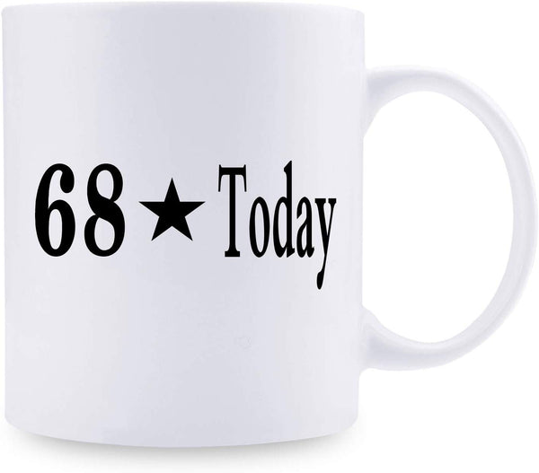 68th Birthday Gifts for Men - 1951 Birthday Gifts for Men, 68 Years Old Birthday Gifts Coffee Mug for Dad, Husband, Friend, Brother, Him, Colleague, Coworker - 11oz