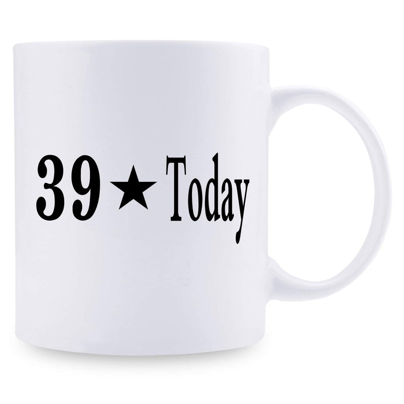 39th Birthday Gifts for Women - 1980 Birthday Gifts for Women, 39 Years Old Birthday Gifts Coffee Mug for Mom, Wife, Friend, Sister, Her, Colleague, Coworker - 11oz