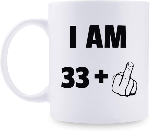 34th Birthday Gifts for Men - 1985 Birthday Gifts for Men, 34 Years Old Birthday Gifts Coffee Mug for Dad, Husband, Friend, Brother, Him, Colleague, Coworker - 11oz