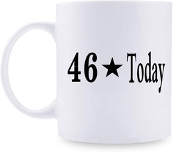 46th Birthday Gifts for Women - 1973 Birthday Gifts for Women, 46 Years Old Birthday Gifts Coffee Mug for Mom, Wife, Friend, Sister, Her, Colleague, Coworker - 11oz