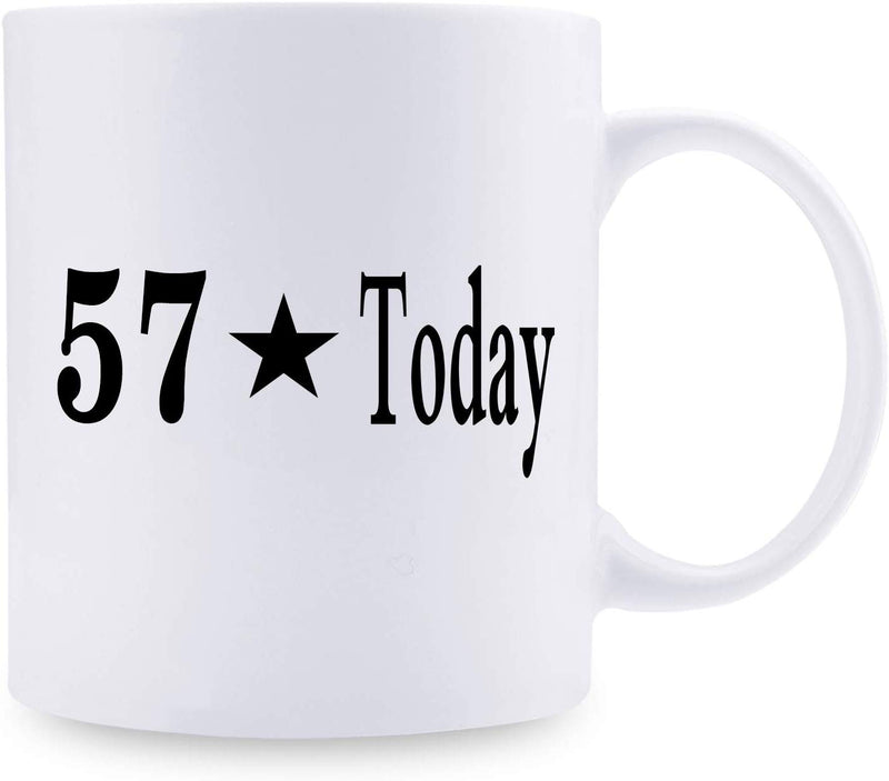 57th Birthday Gifts for Women - 1962 Birthday Gifts for Women, 57 Years Old Birthday Gifts Coffee Mug for Mom, Wife, Friend, Sister, Her, Colleague, Coworker - 11oz