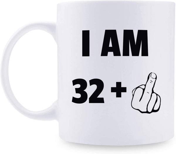 33rd Birthday Gifts for Men - 1986 Birthday Gifts for Men, 33 Years Old Birthday Gifts Coffee Mug for Dad, Husband, Friend, Brother, Him, Colleague, Coworker - 11oz