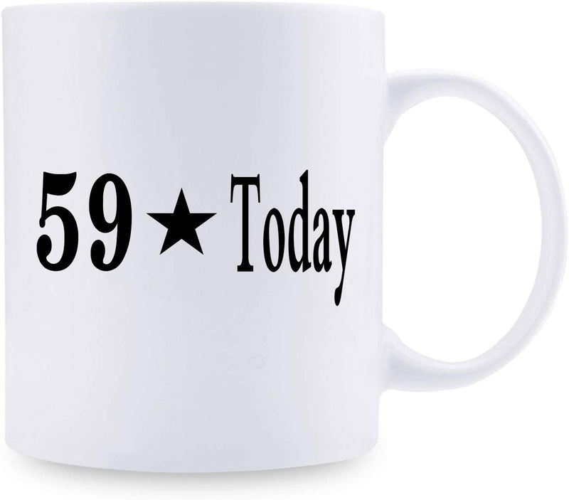 59th Birthday Gifts for Women - 1960 Birthday Gifts for Women, 59 Years Old Birthday Gifts Coffee Mug for Mom, Wife, Friend, Sister, Her, Colleague, Coworker - 11oz