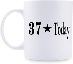 37th Birthday Gifts for Men - 1982 Birthday Gifts for Men, 37 Years Old Birthday Gifts Coffee Mug for Dad, Husband, Friend, Brother, Him, Colleague, Coworker - 11oz