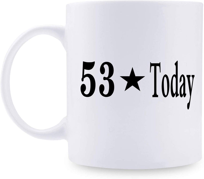 53rd Birthday Gifts for Men - 1966 Birthday Gifts for Men, 53 Years Old Birthday Gifts Coffee Mug for Dad, Husband, Friend, Brother, Him, Colleague, Coworker - 11oz