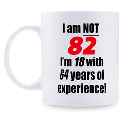 82nd Birthday Gifts For Men - 1937 Birthday Gifts for Men, 82 Years Old Birthday Gifts Coffee Mug for Dad, Husband, Friend, Brother, Him, Colleague, Coworker - 11oz