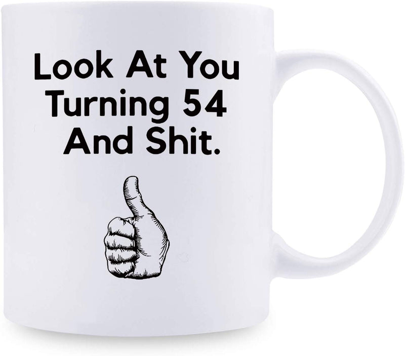 54th Birthday Gifts for Men - 1965 Birthday Gifts for Men, 54 Years Old Birthday Gifts Coffee Mug for Dad, Husband, Friend, Brother, Him, Colleague, Coworker - 11oz