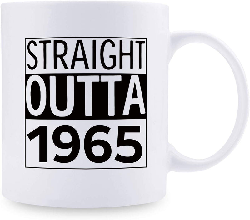 54th Birthday Gifts for Men - 1965 Birthday Gifts for Men, 54 Years Old Birthday Gifts Coffee Mug for Dad, Husband, Friend, Brother, Him, Colleague, Coworker - 11oz