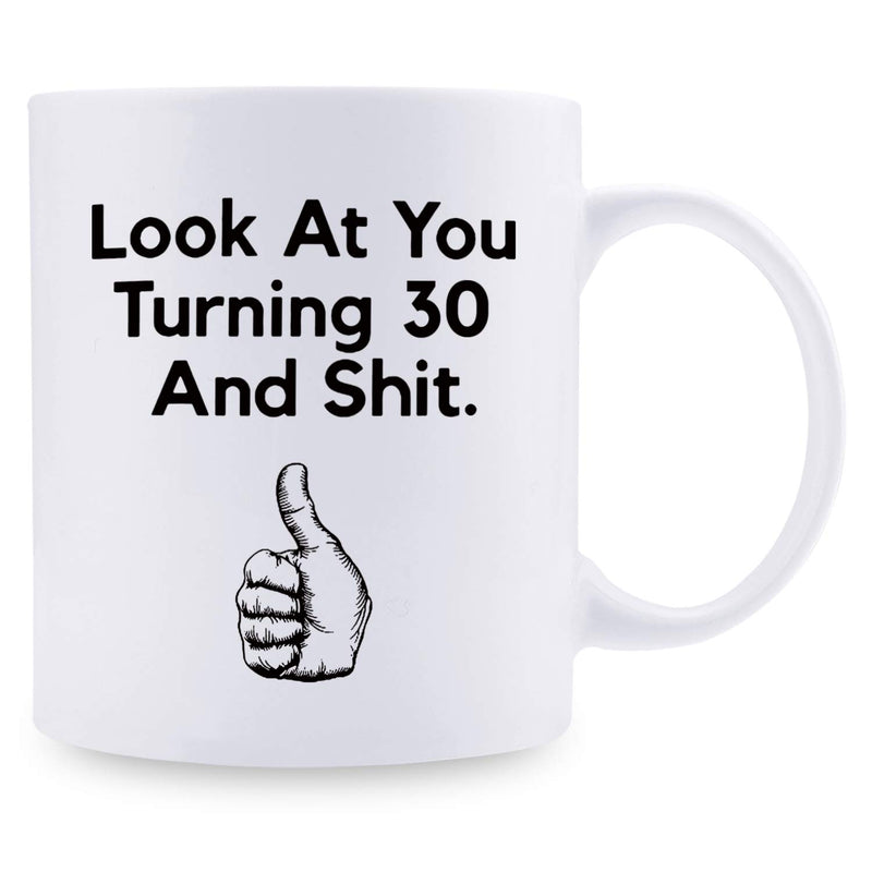 30th Birthday Gifts for Men - 1989 Birthday Gifts for Men, 30 Years Old Birthday Gifts Coffee Mug for Dad, Husband, Friend, Brother, Him, Colleague, Coworker - 11oz