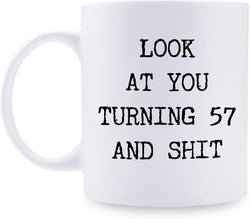 57th Birthday Gifts for Women - 1962 Birthday Gifts for Women, 57 Years Old Birthday Gifts Coffee Mug for Mom, Wife, Friend, Sister, Her, Colleague, Coworker - 11oz