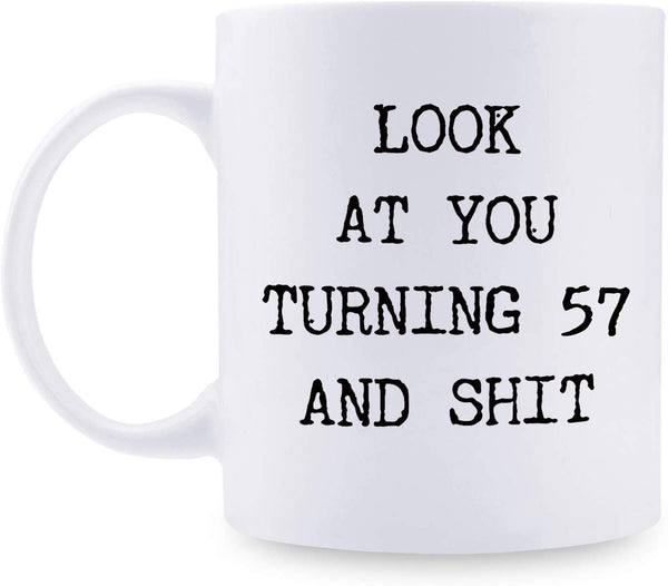 57th Birthday Gifts for Men - 1962 Birthday Gifts for Men, 57 Years Old Birthday Gifts Coffee Mug for Dad, Husband, Friend, Brother, Him, Colleague, Coworker - 11oz