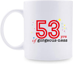 53rd Birthday Gifts for Women - 1966 Birthday Gifts for Women, 53 Years Old Birthday Gifts Coffee Mug for Mom, Wife, Friend, Sister, Her, Colleague, Coworker - 11oz