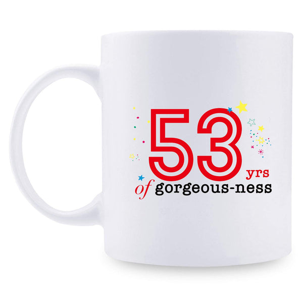 53rd Birthday Gifts for Men - 1966 Birthday Gifts for Men, 53 Years Old Birthday Gifts Coffee Mug for Dad, Husband, Friend, Brother, Him, Colleague, Coworker - 11oz