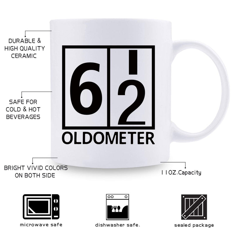 62nd Birthday Gifts for Women - 1957 Birthday Gifts for Women, 62 Years Old Birthday Gifts Coffee Mug for Mom, Wife, Friend, Sister, Her, Colleague, Coworker, Oldometer Mug - 11oz