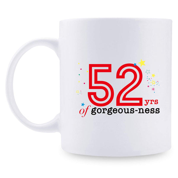 52nd Birthday Gifts for Women - 1967 Birthday Gifts for Women, 52 Years Old Birthday Gifts Coffee Mug for Mom, Wife, Friend, Sister, Her, Colleague, Coworker - 11oz