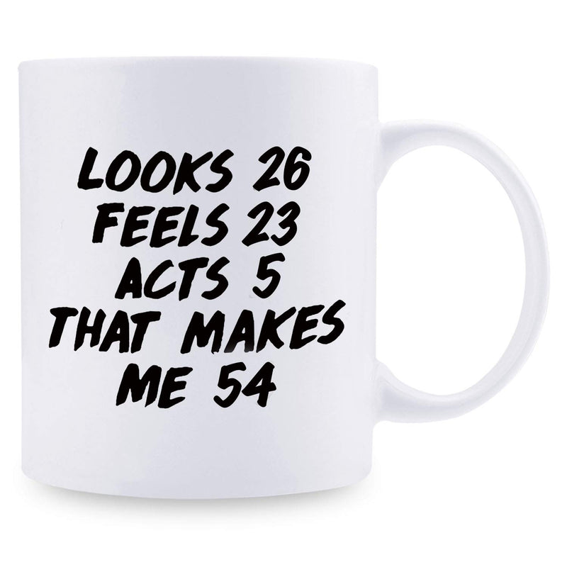 54th Birthday Gifts for Women - 1965 Birthday Gifts for Women, 54 Years Old Birthday Gifts Coffee Mug for Mom, Wife, Friend, Sister, Her, Colleague, Coworker - 11oz