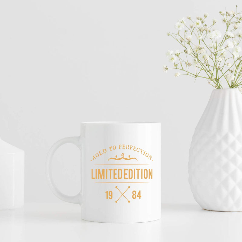 35th Birthday Gifts for Women - 1984 Birthday Gifts for Women, 35 Years Old Birthday Gifts Coffee Mug for Mom, Wife, Friend, Sister, Her, Colleague, Coworker,limited edition mug- 11oz