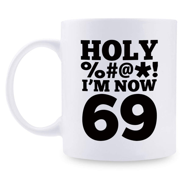 69th Birthday Gifts for Men - 1950 Birthday Gifts for Men, 69 Years Old Birthday Gifts Coffee Mug for Dad, Husband, Friend, Brother, Him, Colleague, Coworker, HOLY MUG - 11oz