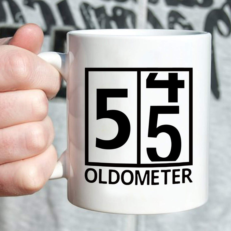 55th Birthday Gifts for Men - 1964 Birthday Gifts for Men, 55 Years Old Birthday Gifts Coffee Mug for Dad, Husband, Friend, Brother, Him, Colleague, Coworker, Oldometer Mug- 11oz