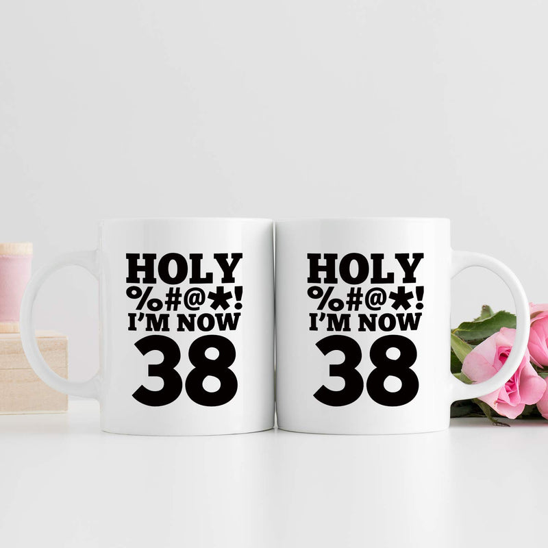 38th Birthday Gifts for Women - 1981 Birthday Gifts for Women, 38 Years Old Birthday Gifts Coffee Mug for Mom, Wife, Friend, Sister, Her, Colleague, Coworker, HOLY MUG - 11oz