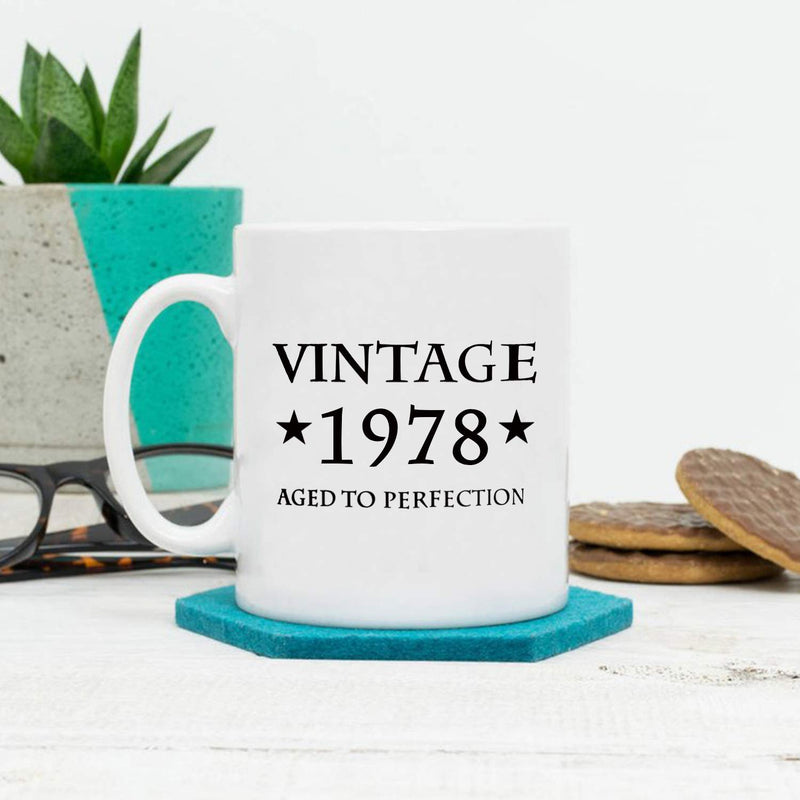 41st Birthday Gifts for Men - 1978 Birthday Gifts for Men, 41 Years Old Birthday Gifts Coffee Mug for Dad, Husband, Friend, Brother, Him, Colleague, Coworker - 11oz