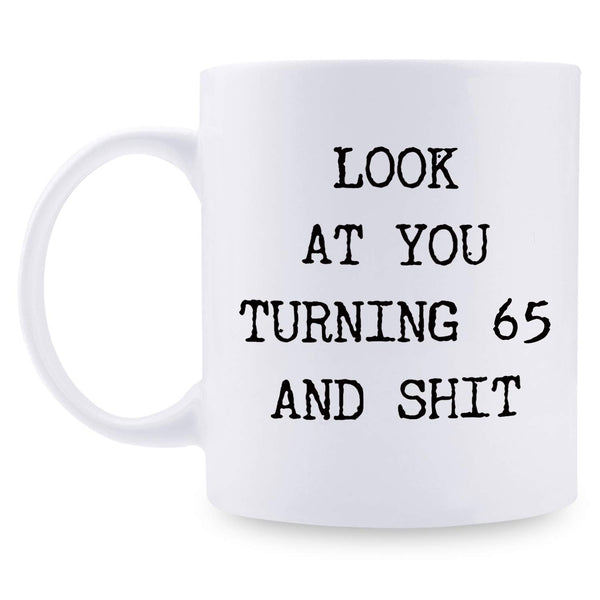 65th Birthday Gifts for Men - 1954 Birthday Gifts for Men, 65 Years Old Birthday Gifts Coffee Mug for Dad, Husband, Friend, Brother, Him, Colleague, Coworker - 11oz