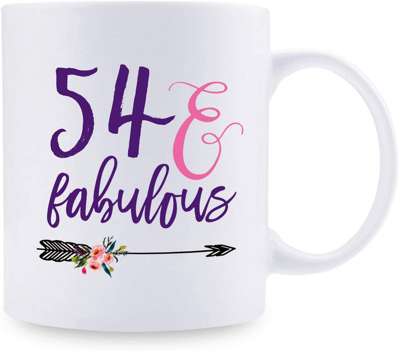 54th Birthday Gifts for Women - 1965 Birthday Gifts for Women, 54 Years Old Birthday Gifts Coffee Mug for Mom, Wife, Friend, Sister, Her, Colleague, Coworker - 11oz