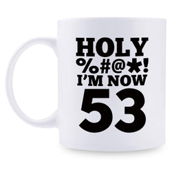 53rd Birthday Gifts for Men - 1966 Birthday Gifts for Men, 53 Years Old Birthday Gifts Coffee Mug for Dad, Husband, Friend, Brother, Him, Colleague, Coworker, HOLY MUG - 11oz