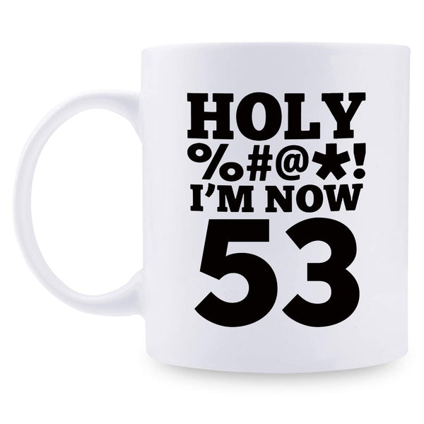 53rd Birthday Gifts for Men - 1966 Birthday Gifts for Men, 53 Years Old Birthday Gifts Coffee Mug for Dad, Husband, Friend, Brother, Him, Colleague, Coworker, HOLY MUG - 11oz