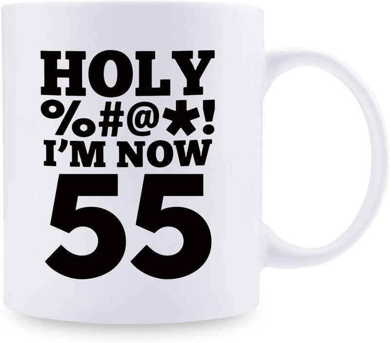 55th Birthday Gifts for Men - 1964 Birthday Gifts for Men, 55 Years Old Birthday Gifts Coffee Mug for Dad, Husband, Friend, Brother, Him, Colleague, Coworker, HOLY MUG - 11oz