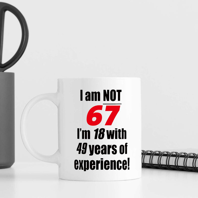 67th Birthday Gifts for Men - 1952 Birthday Gifts for Men, 67 Years Old Birthday Gifts Coffee Mug for Dad, Husband, Friend, Brother, Him, Colleague, Coworker - 11oz