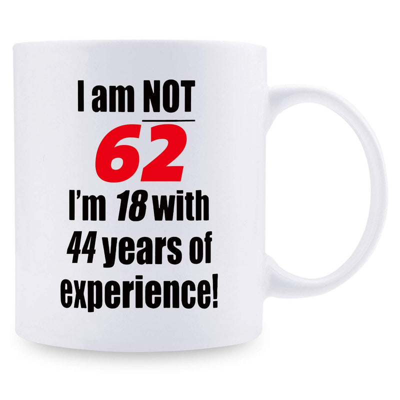 62nd Birthday Gifts for Women - 1957 Birthday Gifts for Women, 62 Years Old Birthday Gifts Coffee Mug for Mom, Wife, Friend, Sister, Her, Colleague, Coworker - 11oz