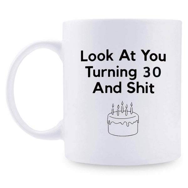 30th Birthday Gifts for Men - 1989 Birthday Gifts for Men, 30 Years Old Birthday Gifts Coffee Mug for Dad, Husband, Friend, Brother, Him, Colleague, Coworker - 11oz