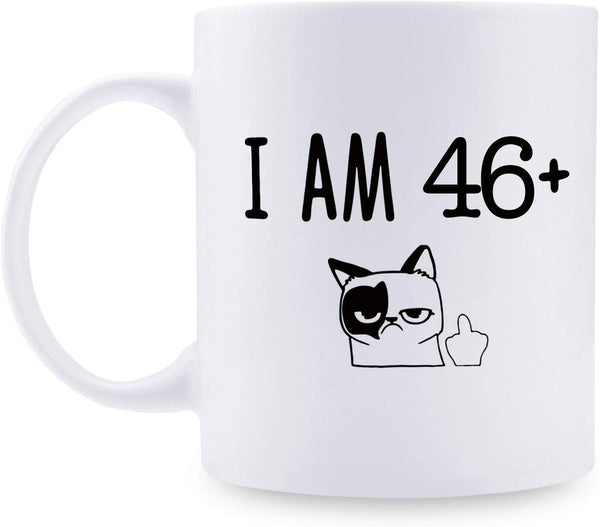 47th Birthday Gifts for Women - 1972 Birthday Gifts for Women, 47 Years Old Birthday Gifts Coffee Mug for Mom, Wife, Friend, Sister, Her, Colleague, Coworker - 11oz