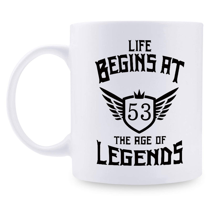 53rd Birthday Gifts for Women - 1966 Birthday Gifts for Women, 53 Years Old Birthday Gifts Coffee Mug for Mom, Wife, Friend, Sister, Her, Colleague, Coworker - 11oz